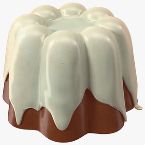 Jelly Pudding Chocolate 3D model
