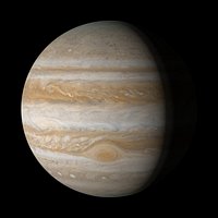 Volumetric Massive Jupiter Sphere For Blender