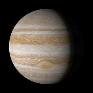 Volumetric Massive Jupiter Sphere For Blender
