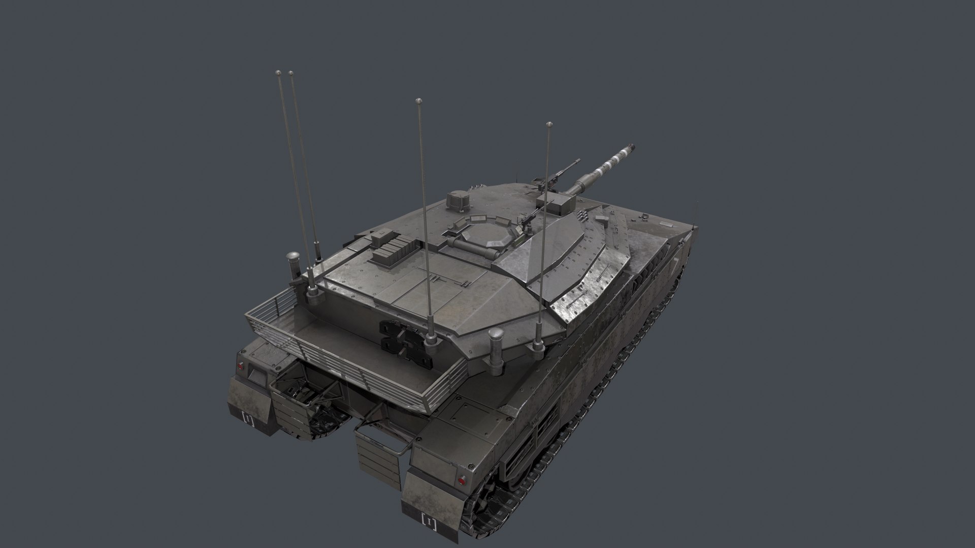 Israeli Tank Merkava Mk 3D Model - TurboSquid 1466512