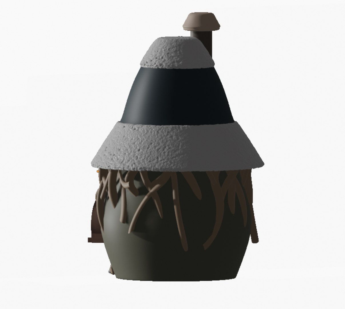 3D Model Gnome House - TurboSquid 2153864