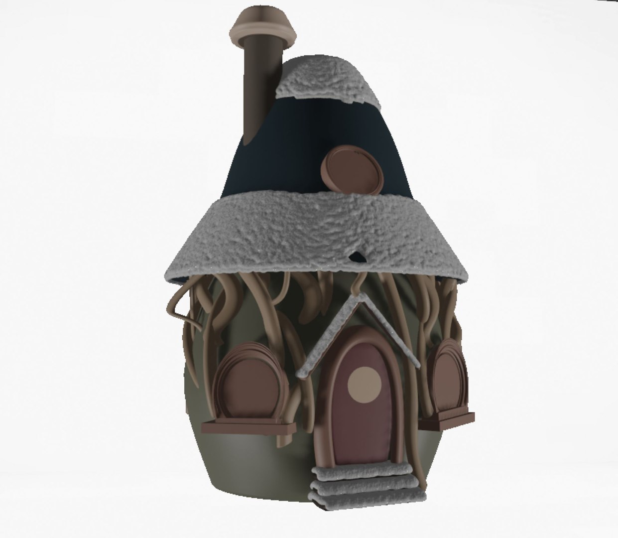 3D Model Gnome House - TurboSquid 2153864
