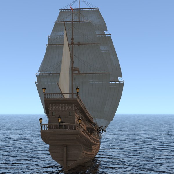 Sail ship 3D - TurboSquid 1224559