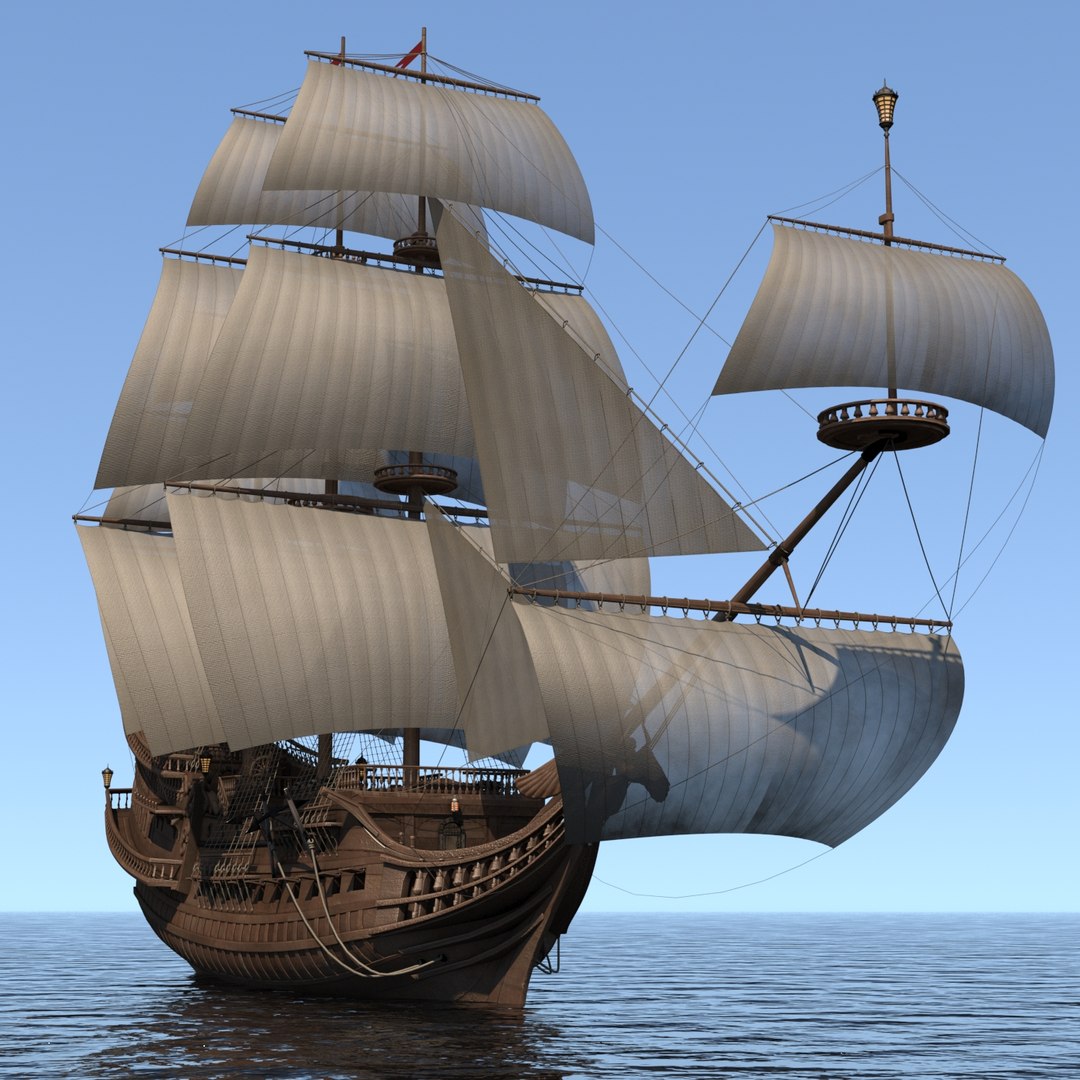 Sail Ship 3D - TurboSquid 1224559