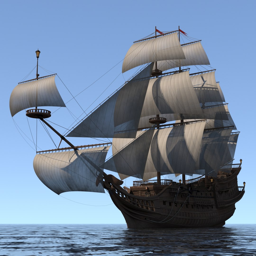 Sail Ship 3D - TurboSquid 1224559