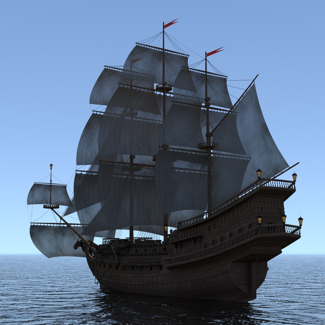 Sail Ship 3D - TurboSquid 1224559