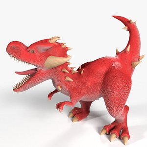 Dinosaur T-Rex-Alike Red