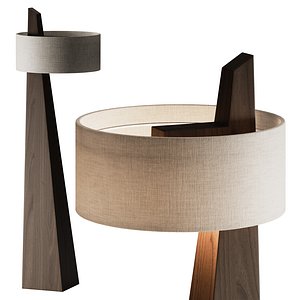 Wabi Sabi Style Floor Lamp 3D model