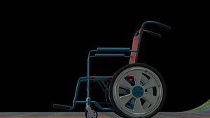 Wheelchair 3D model