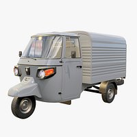Classic Three-Wheeler Auto Rickshaw Panel Van PBR