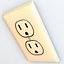 Electrical Receptacle Outlet Plug Low and High Poly