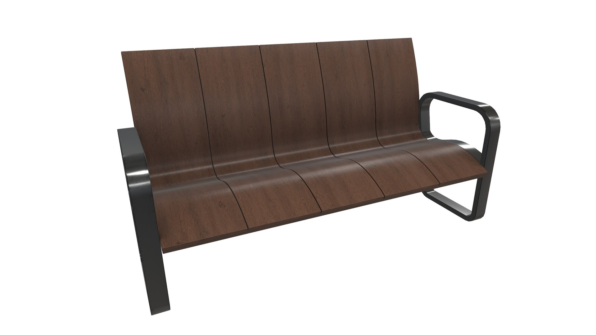Wooden Bench 3D Model AR VR 3D Model - TurboSquid 1966525