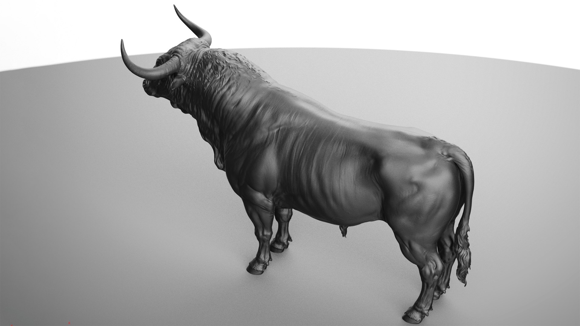 3D Bull - 3D Sculpting - High Poly Model - TurboSquid 2318242