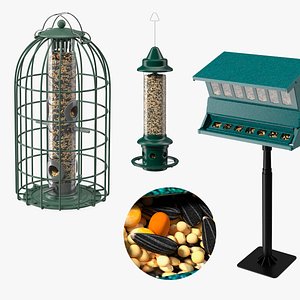 Bird Feeders Collection model