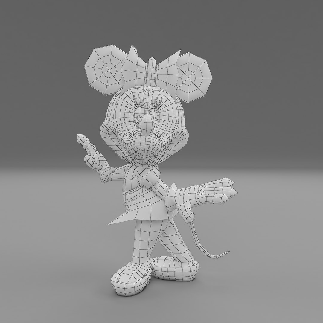 3D Mickey Mouse Model - TurboSquid 1692686