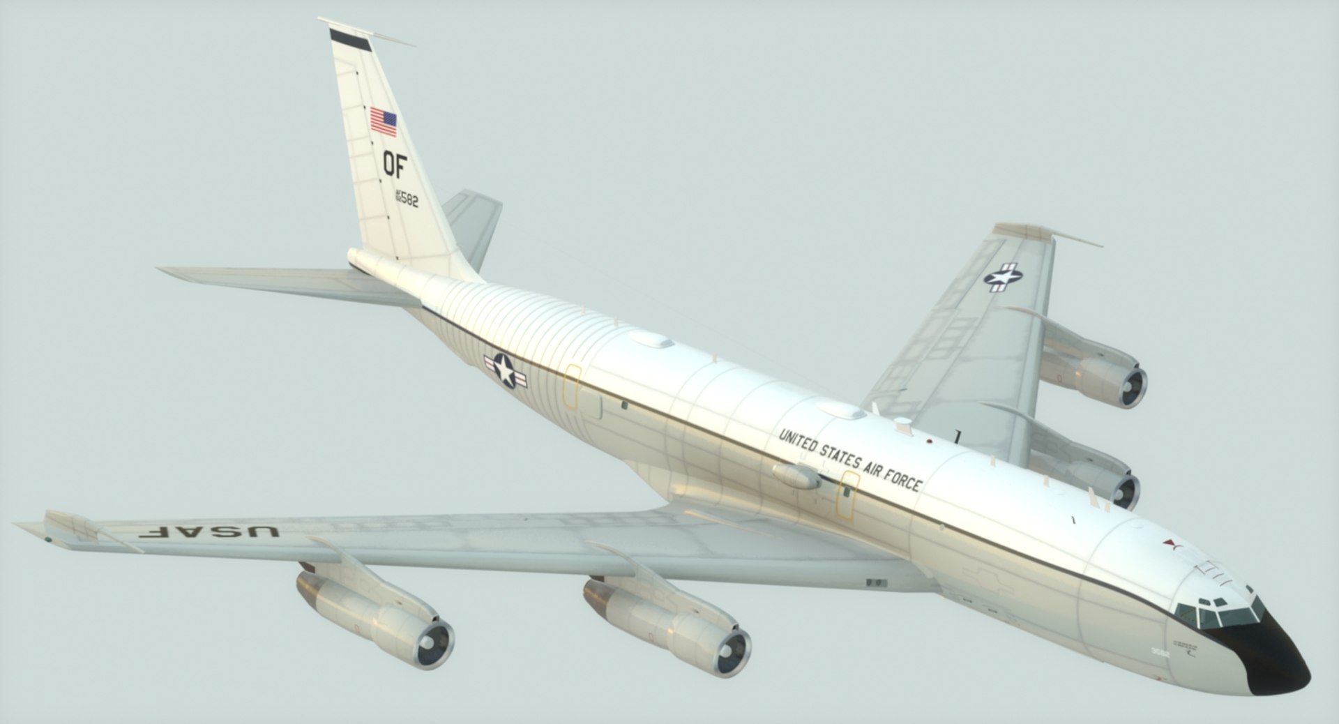 3D WC-135 Constant Phoenix USAF https://p.turbosquid.com/ts-thumb/9H/zbdvGp/08yTFrpg/wc135usaf_29/jpg/1540651135/1920x1080/fit_q87/8cc97d2f288d3a4c6a0a2c0b3467f63b661dc942/wc135usaf_29.jpg