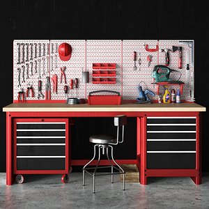 garage tools 3D