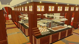 Buffet Restaurant Show Cooking