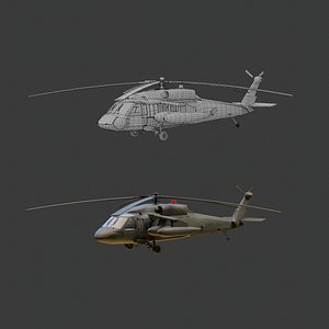 USA military helicopter black hawk