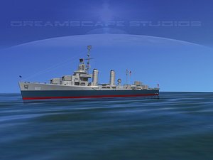 anti-aircraft class destroyers 3d 3ds