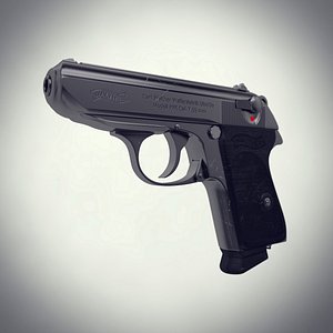 3d istic pistol walther ppk model