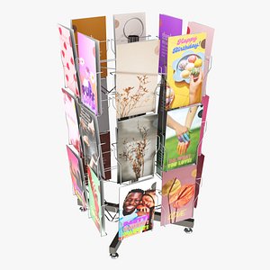 Rotating Postcard Display
