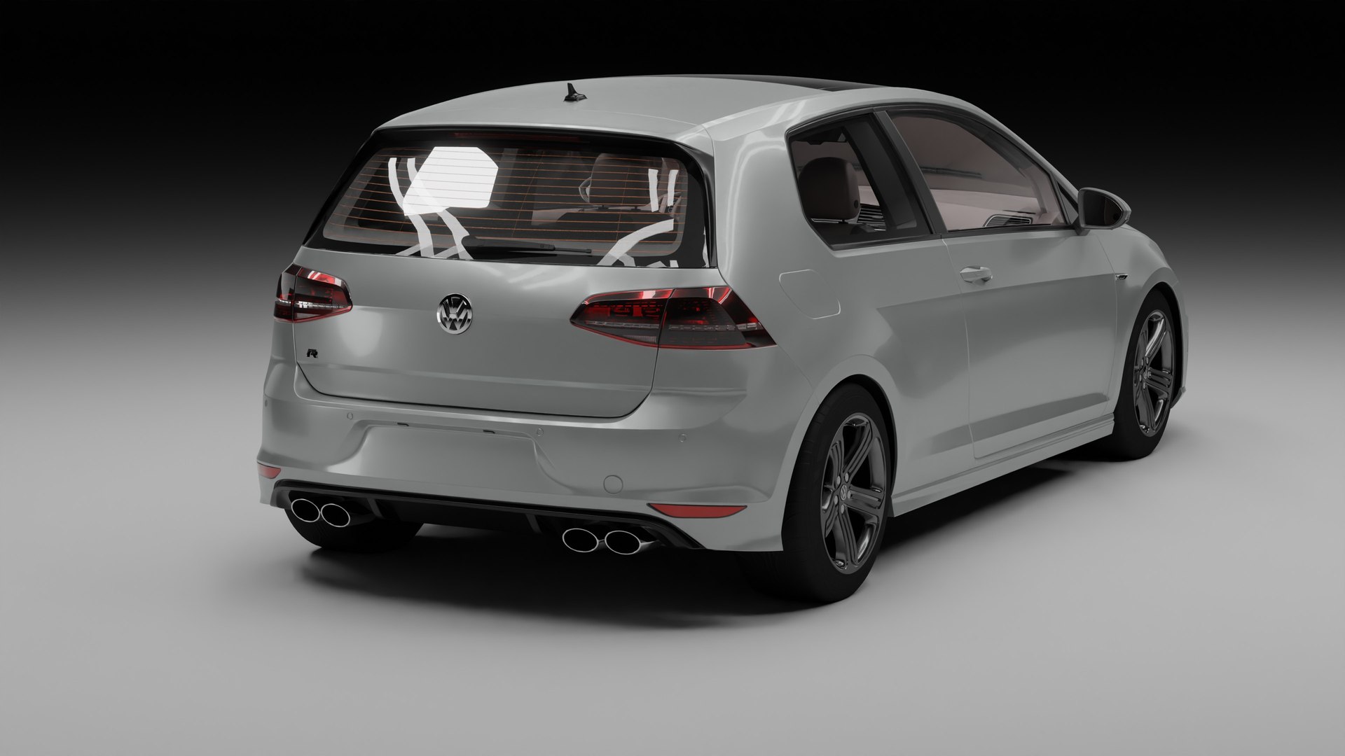 Golf R 3D model - TurboSquid 2034671