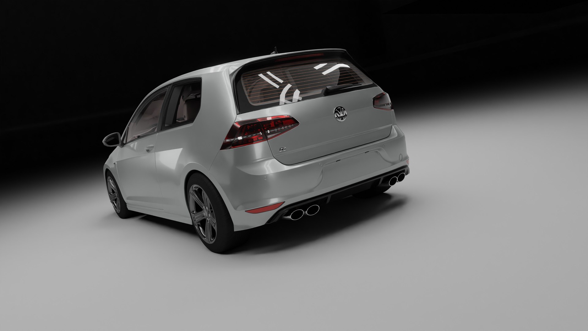 Golf R 3D model - TurboSquid 2034671