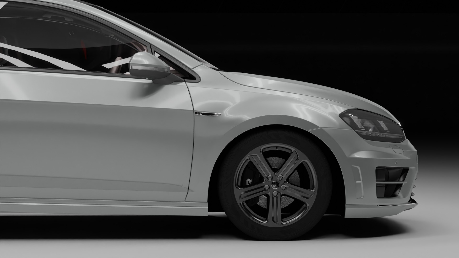Golf R 3D model - TurboSquid 2034671