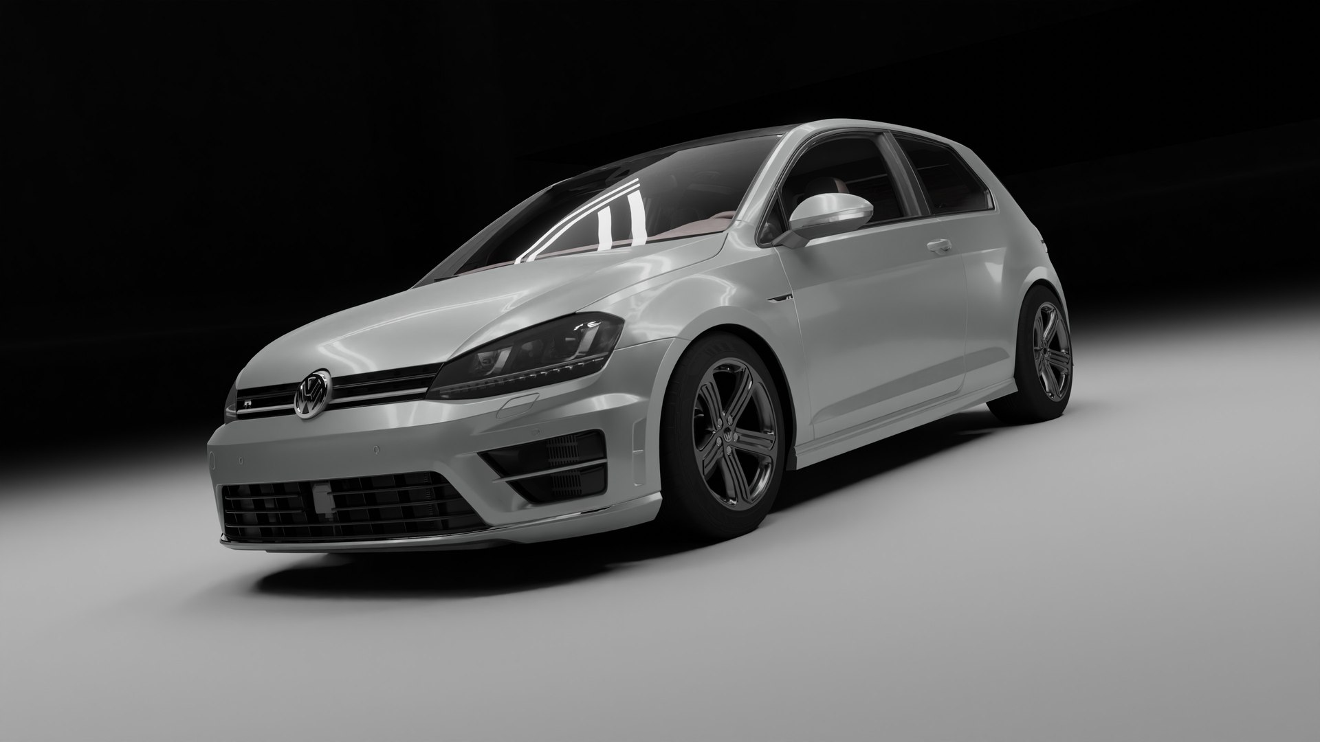 Golf R 3D model - TurboSquid 2034671