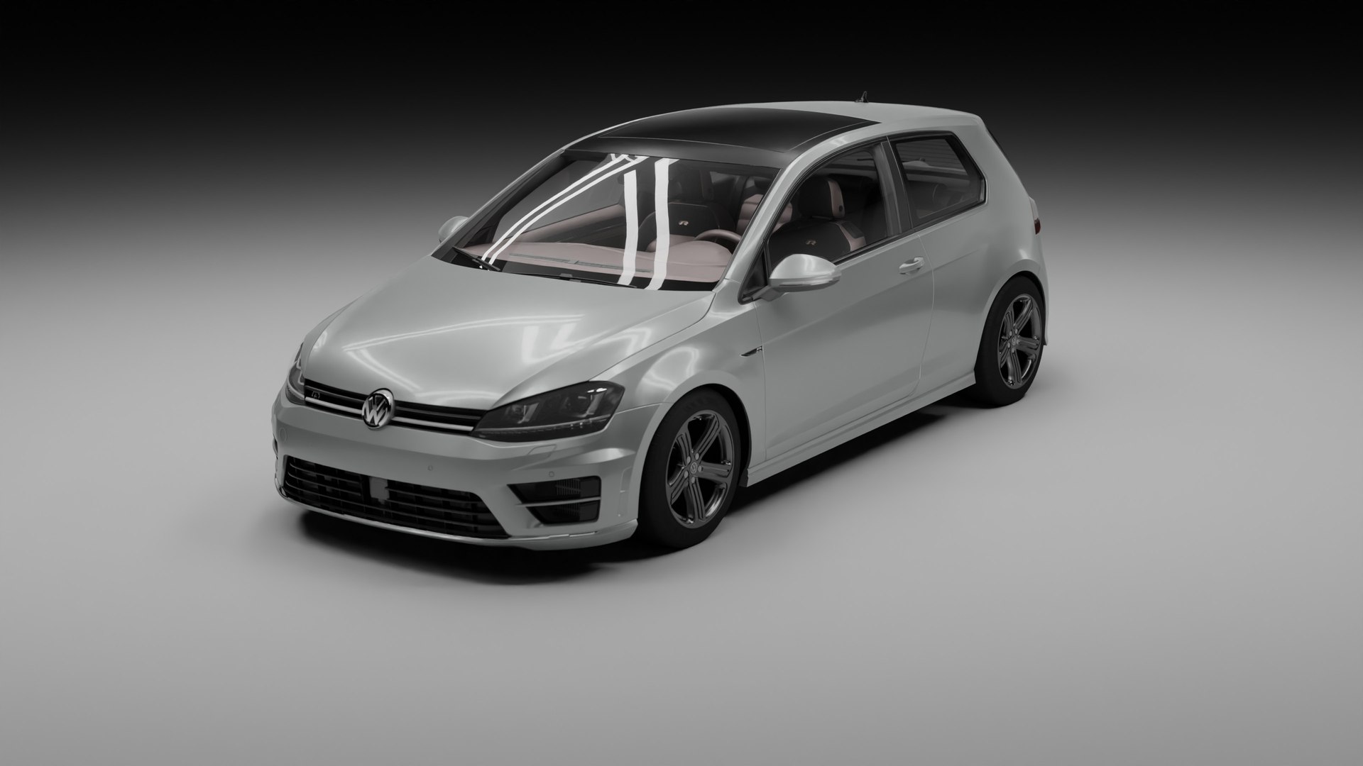 Golf R 3D model - TurboSquid 2034671