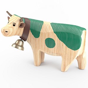 carved wooden 3D