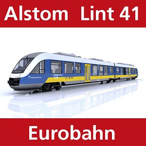 c4d lint passenger train eurobahn
