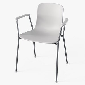 3D Hal Tube Armchair Chair White - Modern PBR Interior Chair