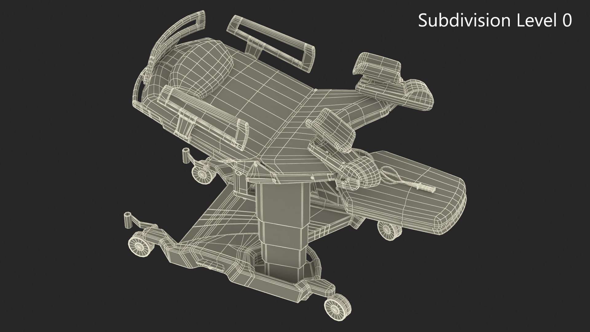 Bed For Birth With Obstetrical Forceps Rigged 3D Model - TurboSquid 2390805