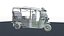 3D TukTuk Taxi - Game Ready Taxi model
