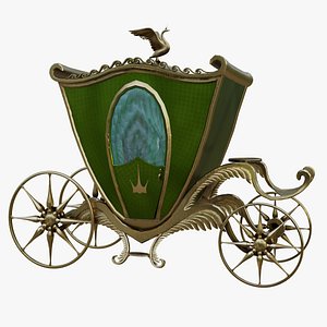3d cart coach model