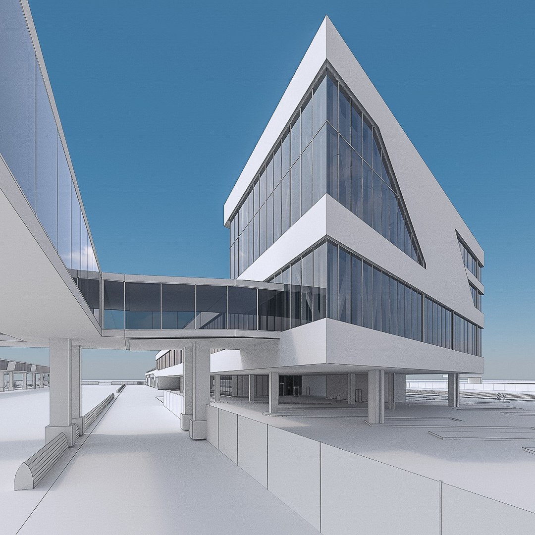 3D Port Terminal Model - TurboSquid 1751378
