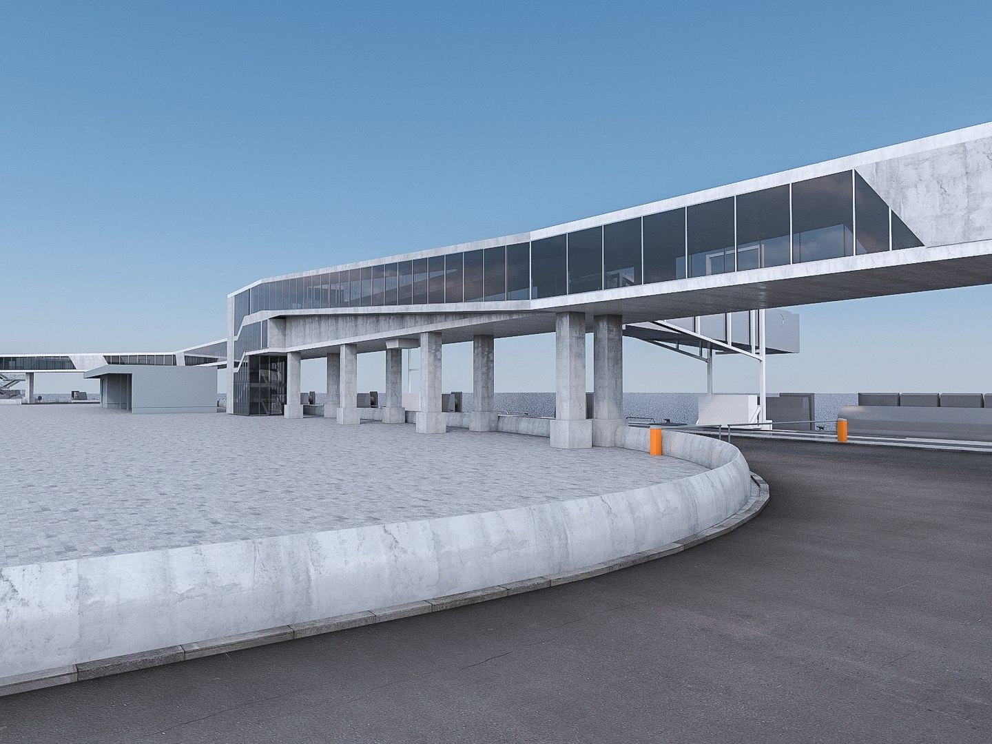 3D Port Terminal Model - TurboSquid 1751378