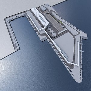 3D Port Terminal model
