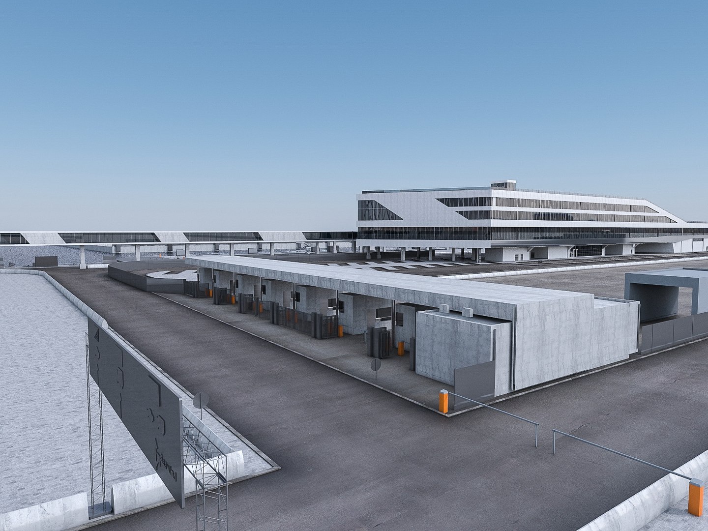 3D Port Terminal Model - TurboSquid 1751378