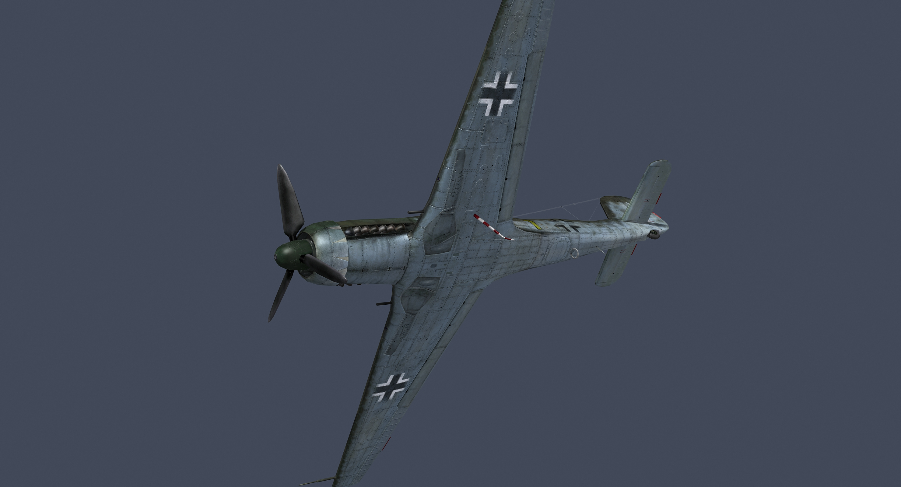 3d Model German Wwii Aircraft Focke Wulf Ta152h 1 Rigged 3d Model