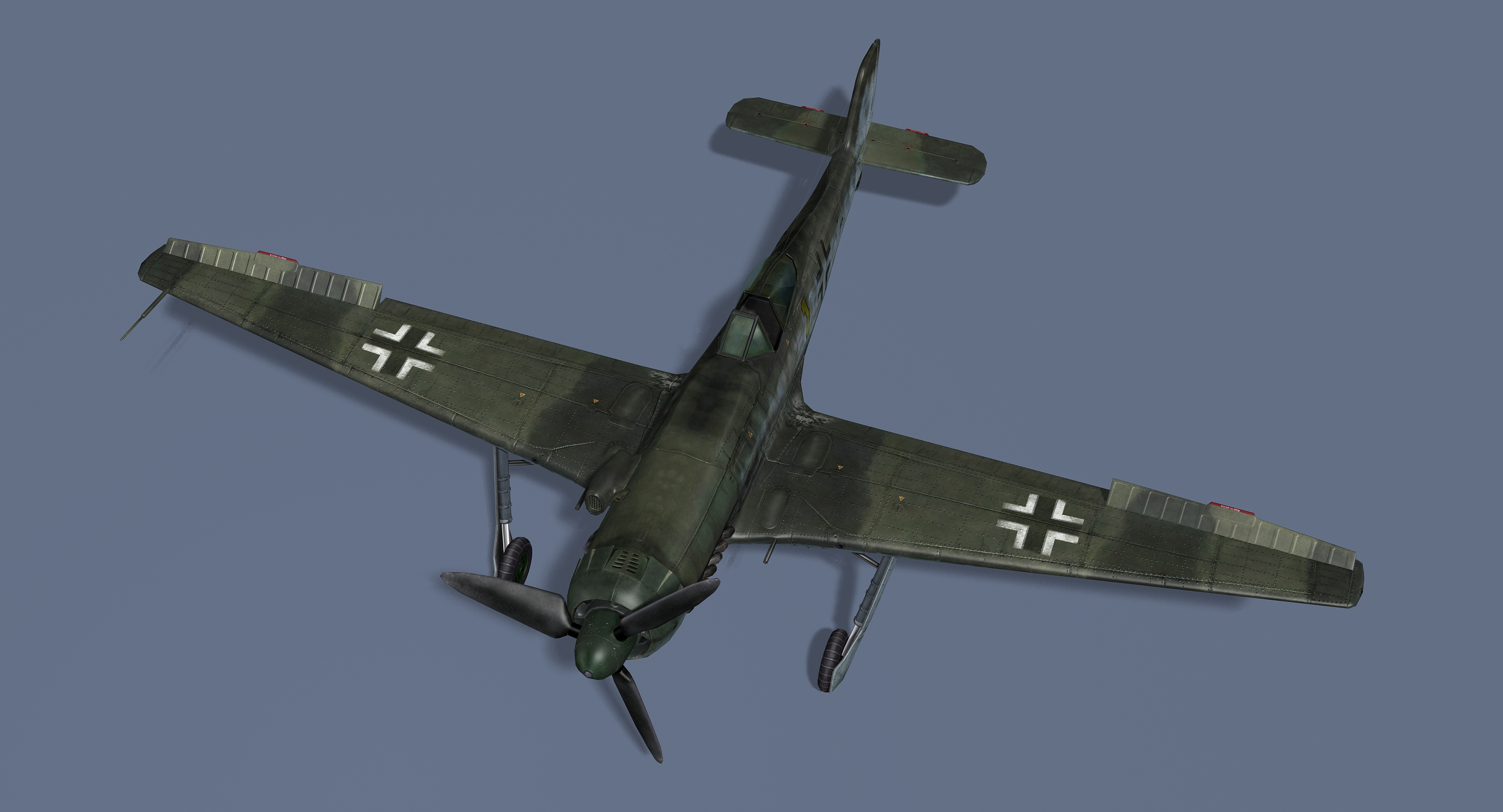 3d Model German Wwii Aircraft Focke Wulf Ta152h 1 Rigged 3d Model