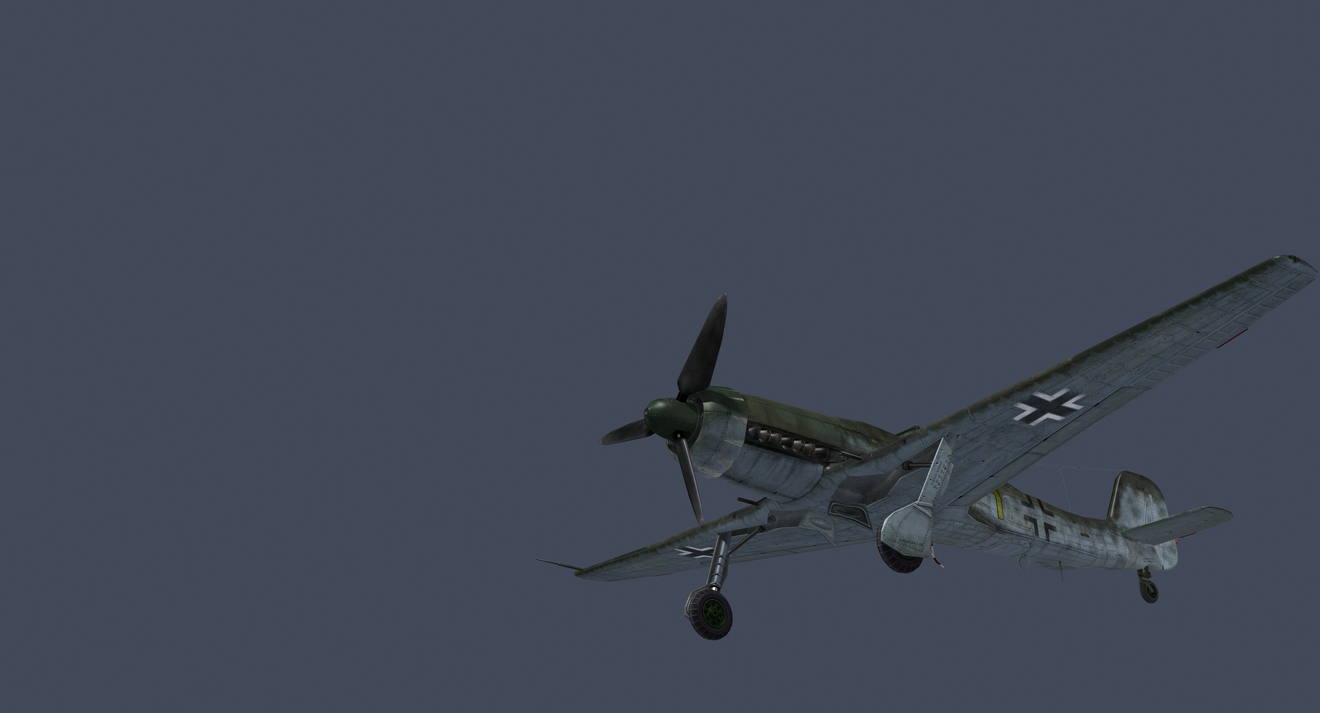 3d Model German Wwii Aircraft Focke Wulf Ta152h 1 Rigged 3d Model