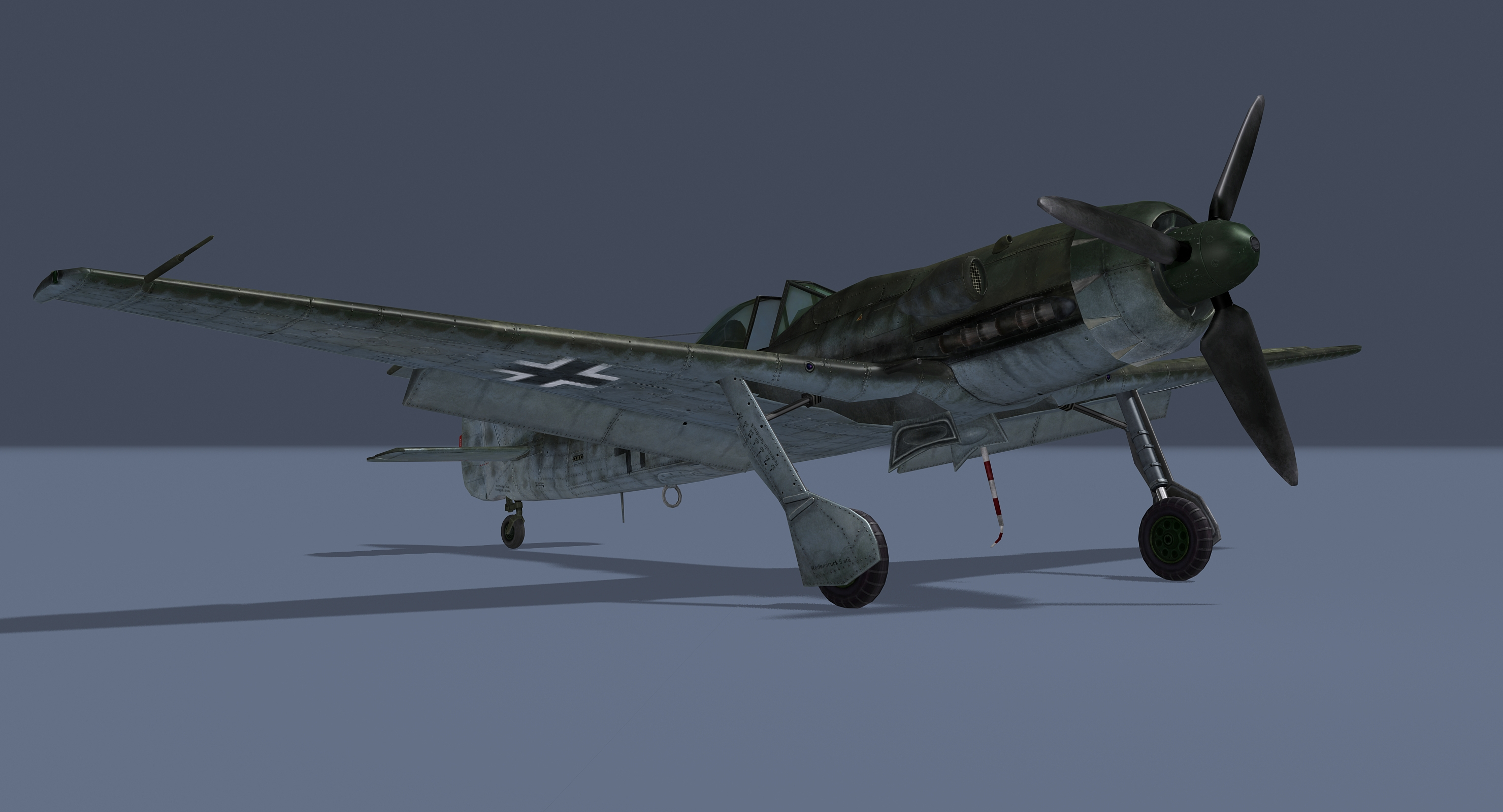 3d Model German Wwii Aircraft Focke Wulf Ta152h 1 Rigged 3d Model