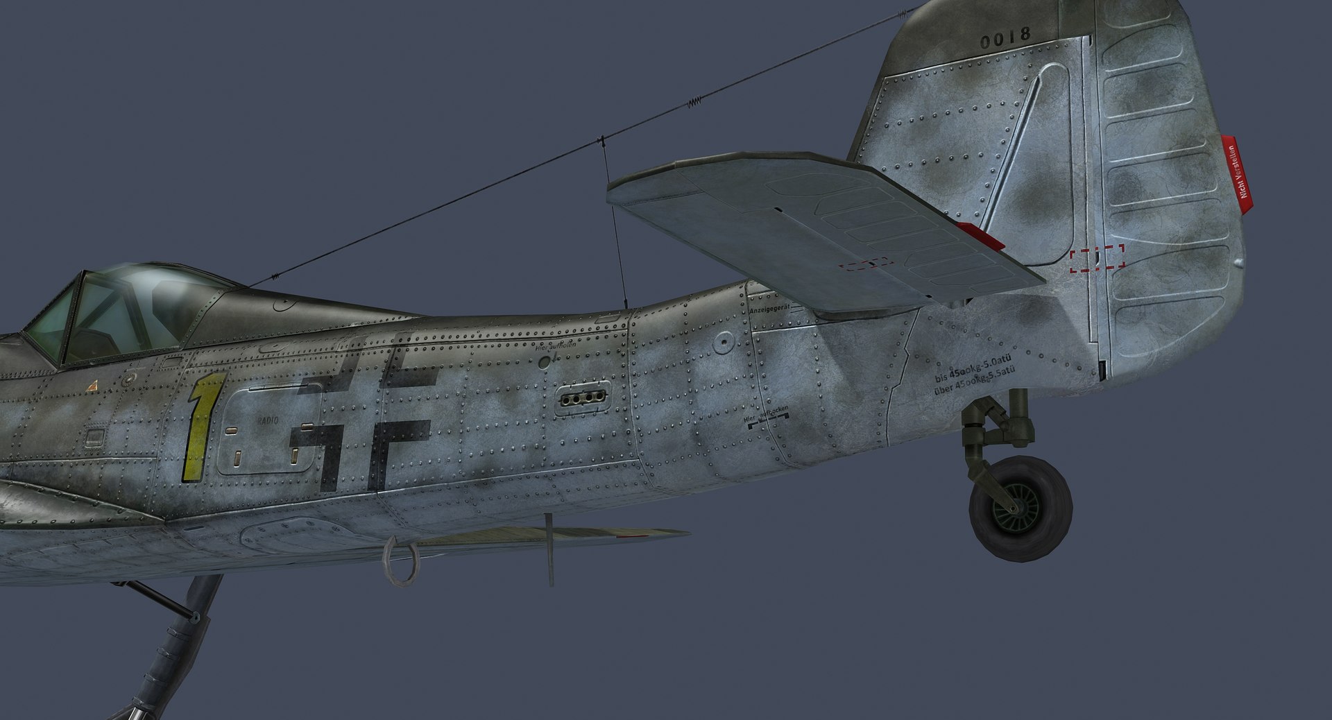 3d Model German Wwii Aircraft Focke Wulf Ta152h 1 Rigged 3d Model