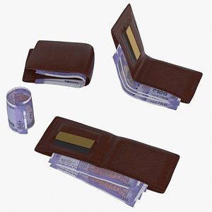India 100 Rupee Wallet Money Purse