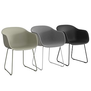 fiber armchair 3D model