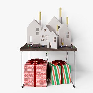 Christmas decor set 2 3D model