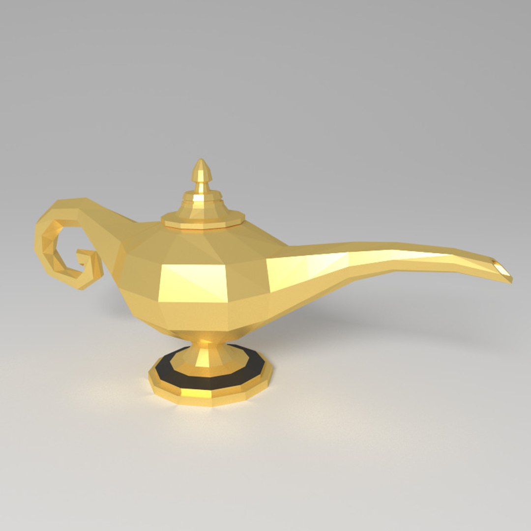 Aladdin Magic Lamp 3d Model